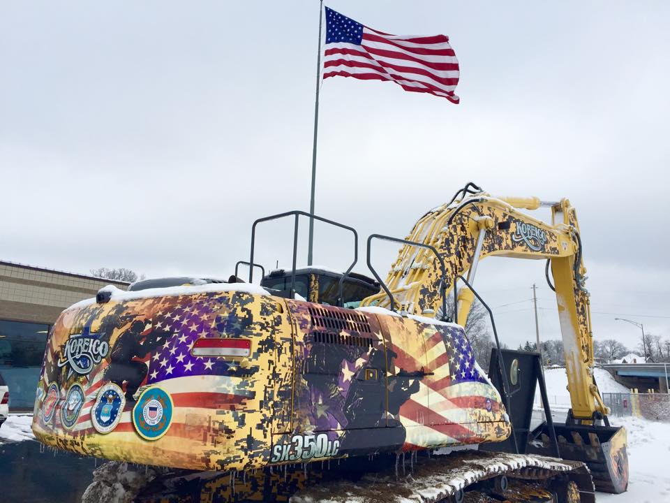 Wounded Warrior Fund Kobelco SK350LC Excavator